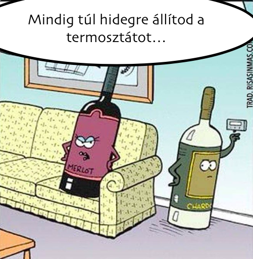 Boros karikatúra palackokkal