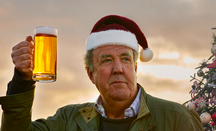 Jeremy Clarkson sör Csendes éj, betiltott reklám