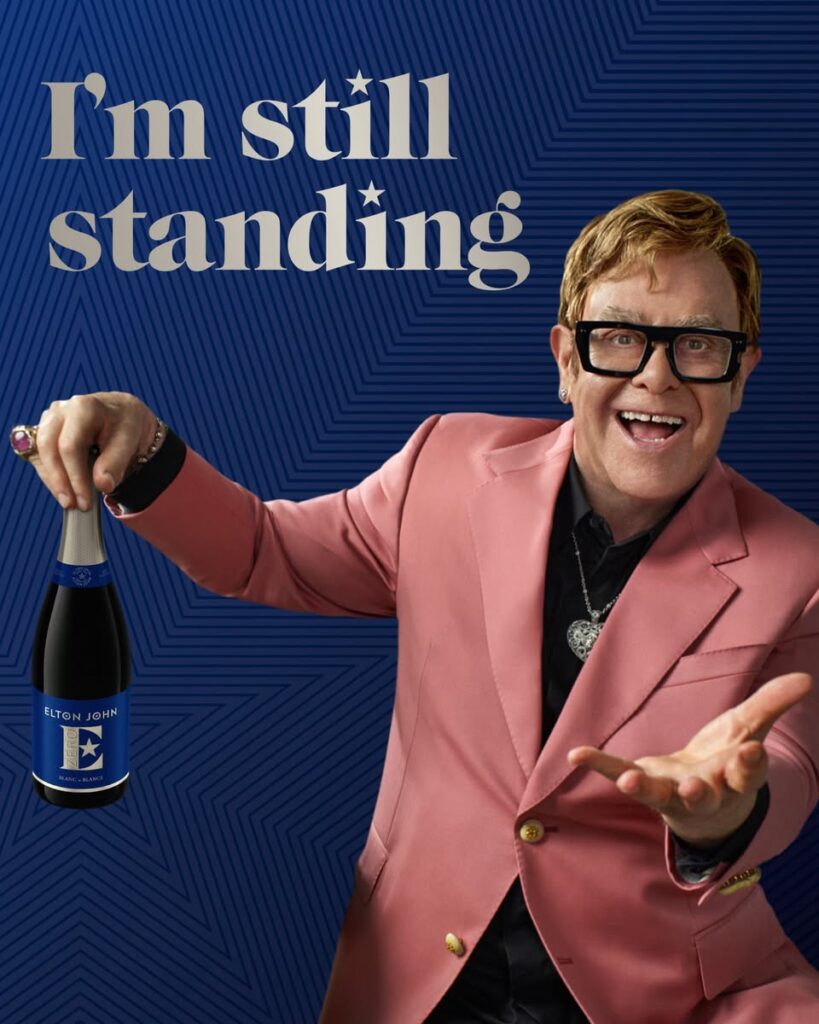 Elton John pezsgője