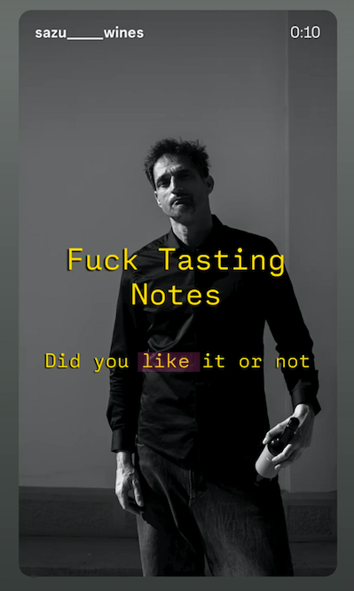 Sazu borűszat fuck tasting notes